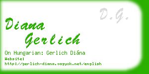 diana gerlich business card